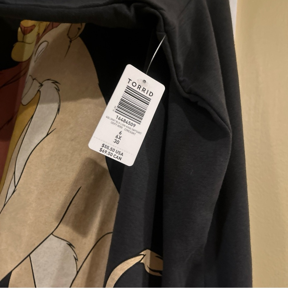 (3) NWT TORRID Hello Kitty ANNIVERSARY T-Shirt Tee SIZE 6 6X + DISNEY LION KING - Picture 10 of 15